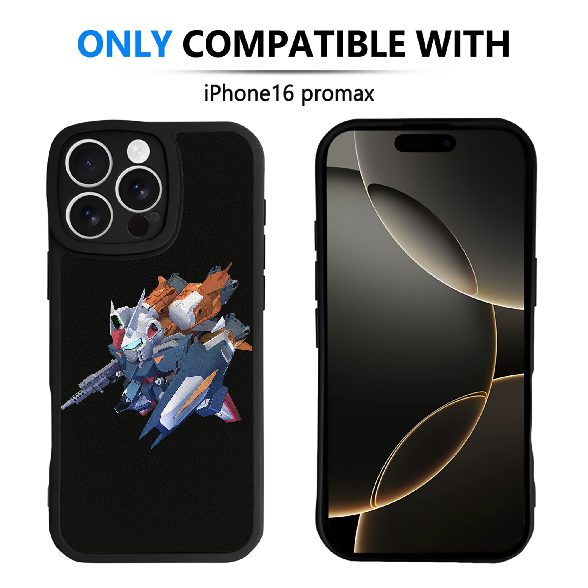 （画像用） 機動戦士ガンダム Mobile Suit Gundam 【iPhone 16シリーズ対応】シリコンスマホケース（レザー調） 材質：シリコン